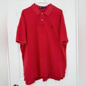 Ralph Lauren Men's Classic Red Polo Shirt